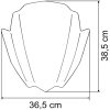 Kåbeglas Racing Naked Bike RNB Tonet MRA 385 x 390 mm – miniature 2