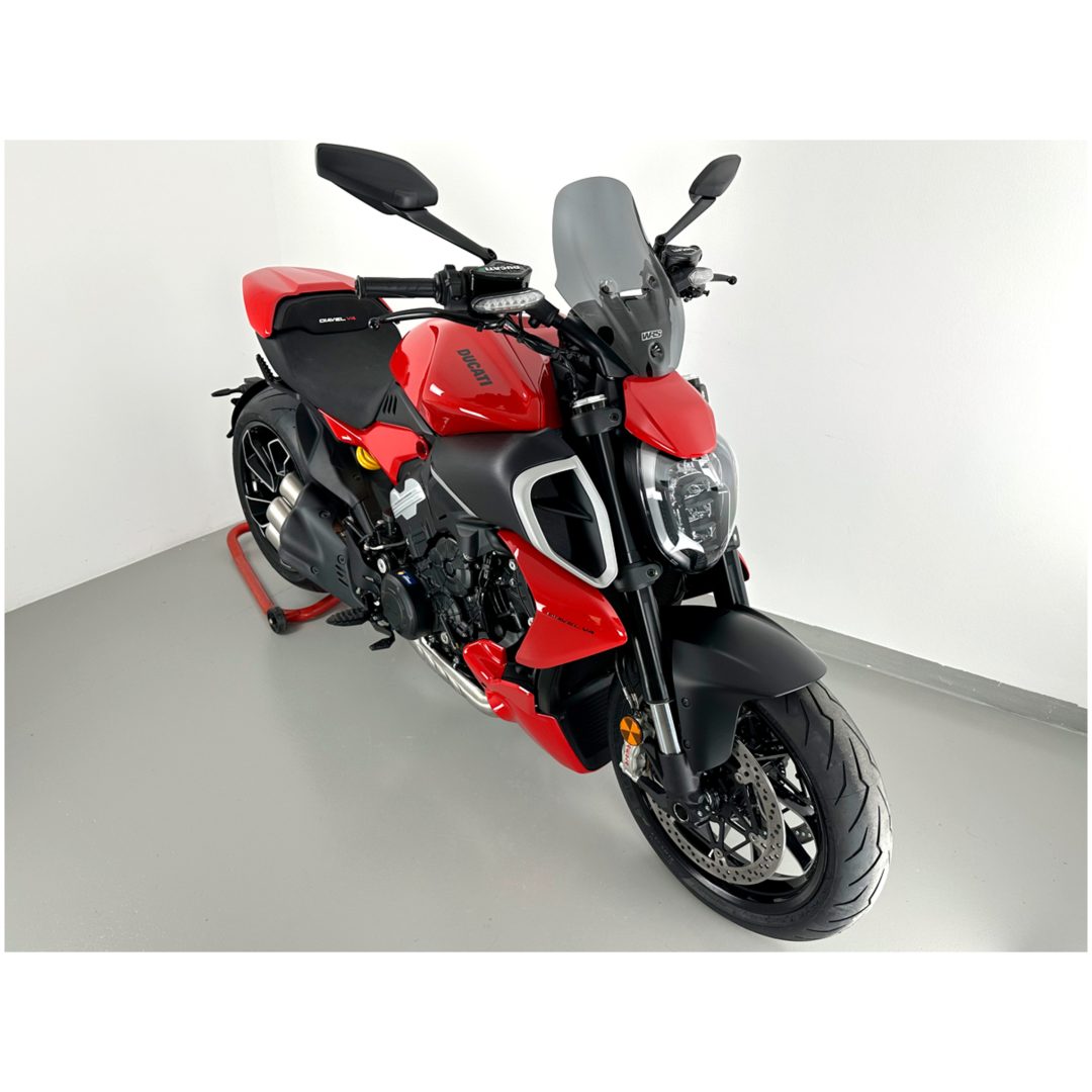Kåbeglas Sport Naked Bike Mørk Røg WRS Vindrude – billede 2