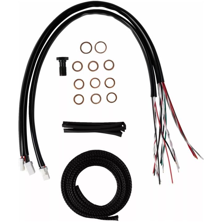 Kabelkit Komplet Midnight Flettet Sort/Naturlig LA CHOPPERS – billede 2