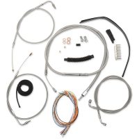 Kabelkit Komplet Rustfrit Stål LA CHOPPERS