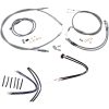 Kabelkit Komplet Rustfrit Stål Sølv BURLY BRAND CONTROL KIT 11+ FLS SS 14 – miniature 1