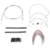 Kabelkit Komplet Rustfrit Stål Sølv BURLY BRAND CONTROL SS 08-13 FLH 13 – miniature 2