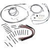 Kabelkit Komplet Rustfrit Stål Sølv BURLY BRAND CONTROL SS 08 FLH ABS 13 – miniature 2