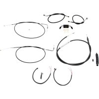Kabelkit Komplet Sort Vinylflettet LA CHOPPERS