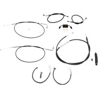 Kabelkit Komplet Sort Vinylflettet LA CHOPPERS