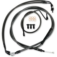 Kabelkit Standard Midnight Flettet Sort LA CHOPPERS