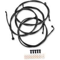 Kabelkit Standard Midnight Flettet Sort LA CHOPPERS