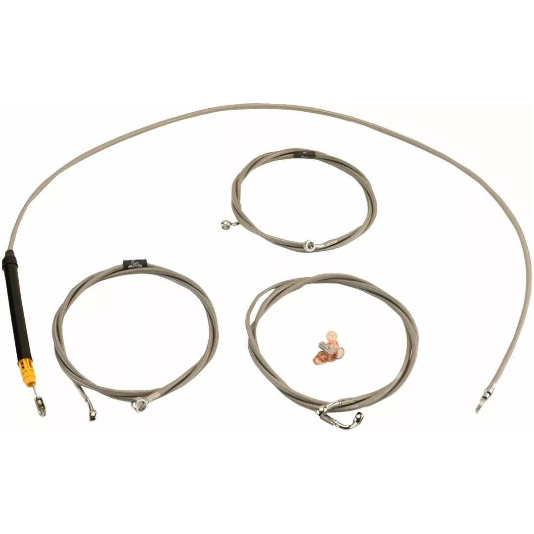 Kabelkit Standard Rustfrit Stål Klar/natur LA CHOPPERS