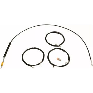 Kabelkit Standard Sort Vinyl Flettet LA CHOPPERS