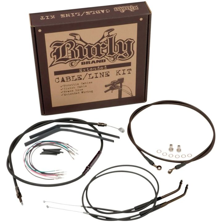 Kabelkit til forlænget styr Sort BURLY BRAND BAR INSTALL KT 97-03XL 12 – billede 2