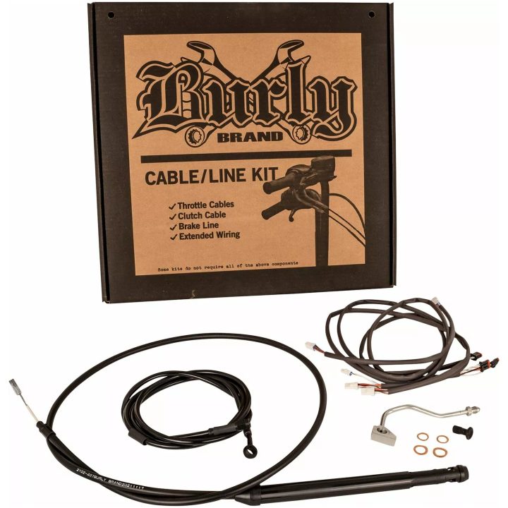 Kabelkit Touring Model Komplet Sort BURLY BRAND – billede 2