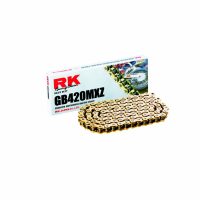 Kæde 420 MXZ Series Non-Seal Sort/Guld RK