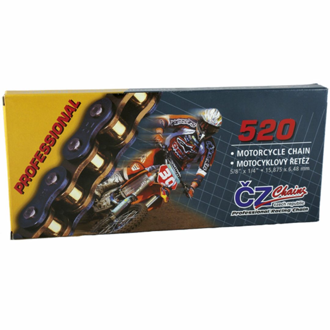Kæde 520 CZ Gun Metal 118 Länkar