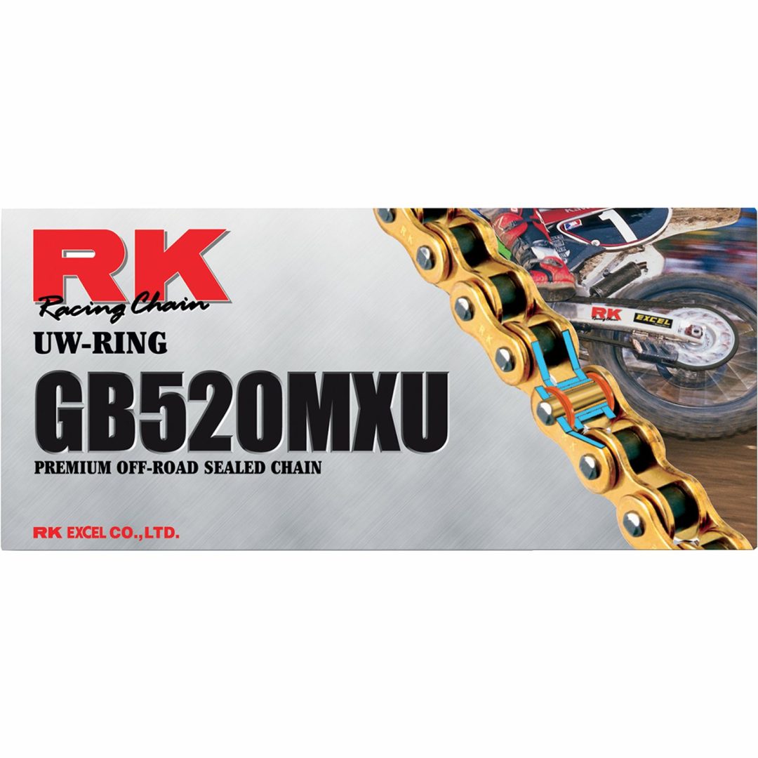 Kæde 520 MXU Guld RK