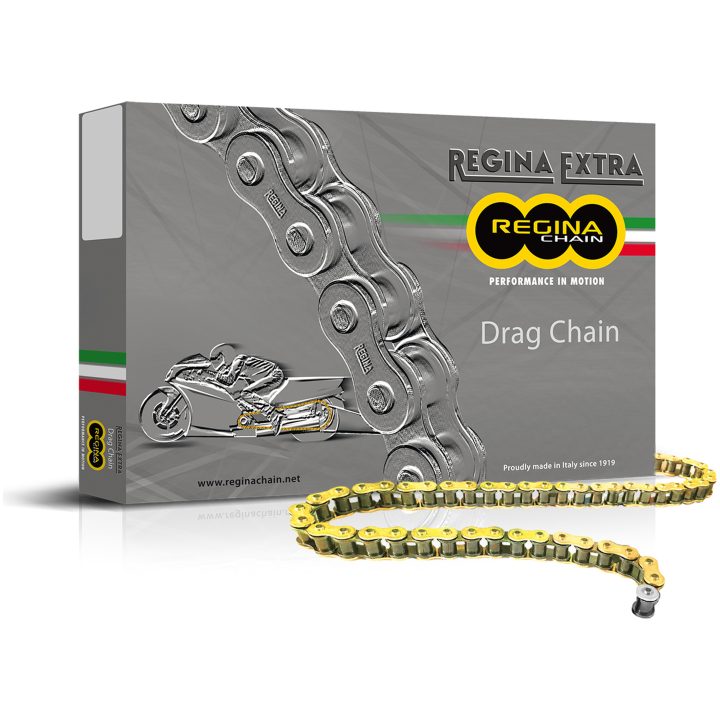 Kæde 530 DR Series Guld/Sort REGINA 160 Led – billede 2