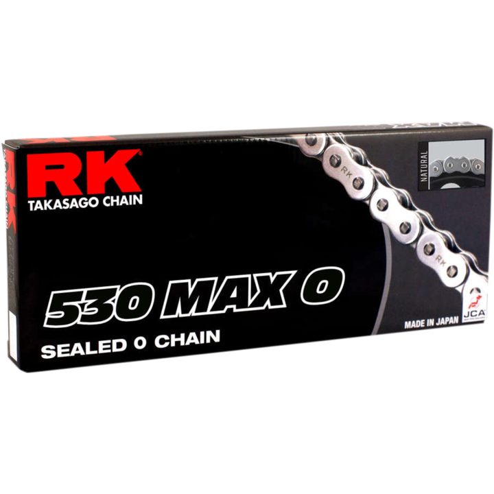 Kæde 530 MAX O O-Ring Sølv RK 104 Länkar – billede 2