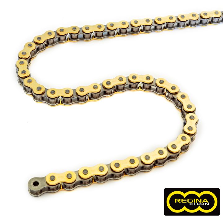 Kædehjul 420 Rx3 Guld/Naturfarvet/Stål REGINA CHAIN 124RX3 420 X 126 LKS – billede 2
