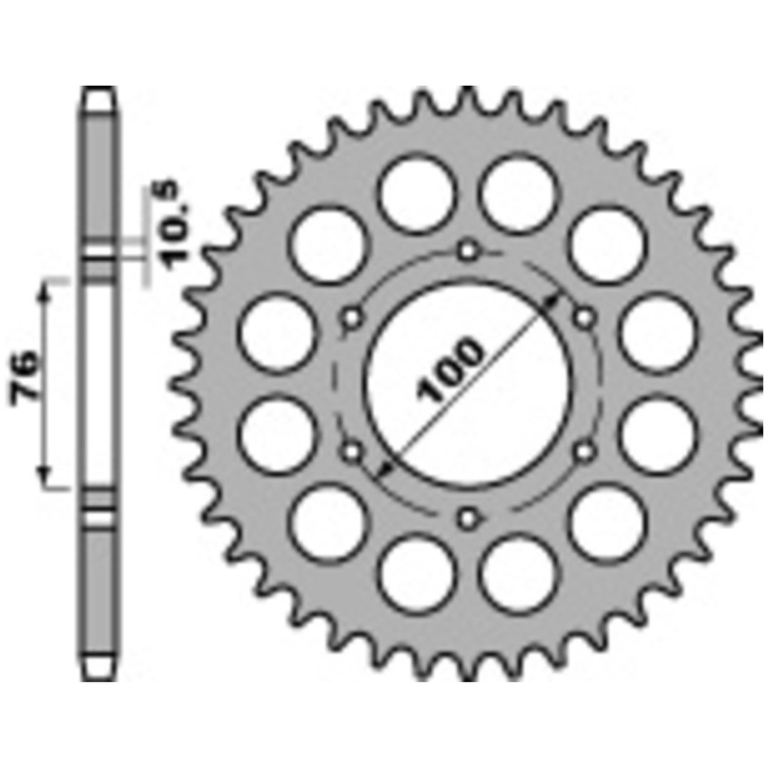 Kædekit 530SRX2 EK 110 – billede 2