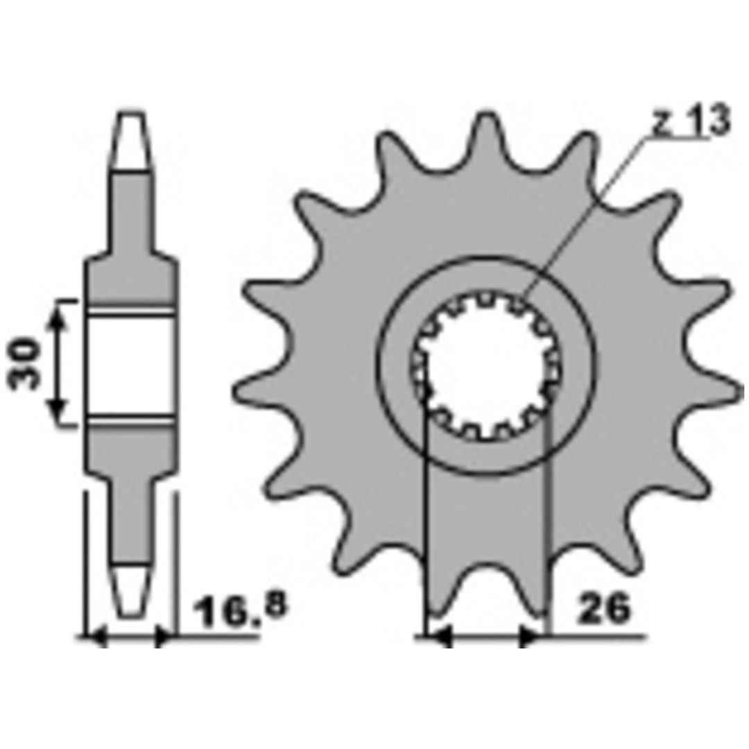 Kædekit 530SRX2 EK 120 – billede 3