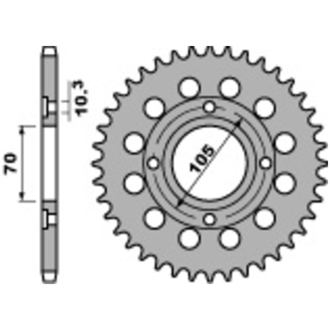 Kædekit 530SRX2 EK 96 – billede 2