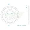 Kædekrans Standard Bag 520 Sort ESJOT – miniature 2
