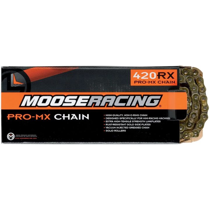 Kæder 420 RXP Moose Racing Pro-mx Guld 90 Länk – billede 3