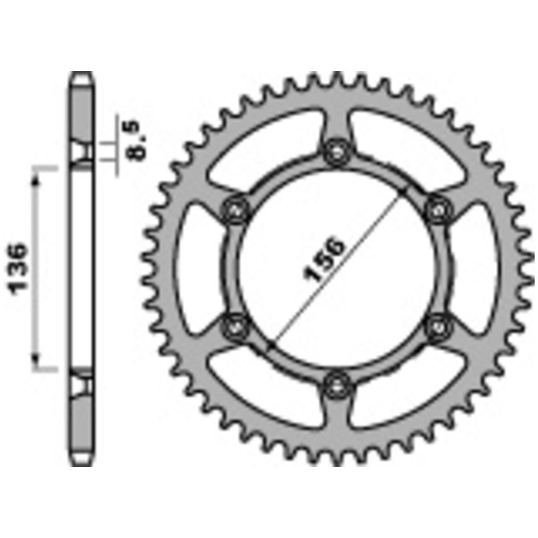 Kædesæt 520SRX2 EK 108 – billede 2