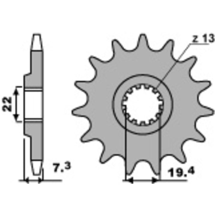 Kædesæt 520SRX2 EK 108 – billede 3