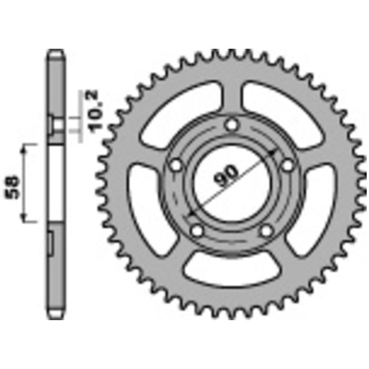 Kædesæt 520SRX2 EK 110 – billede 2