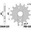 Kædesæt 520SRX2 Guld EK 108 – miniature 3