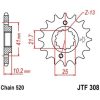 Kædesæt 520ZVX3 Guld EK 108 – miniature 2