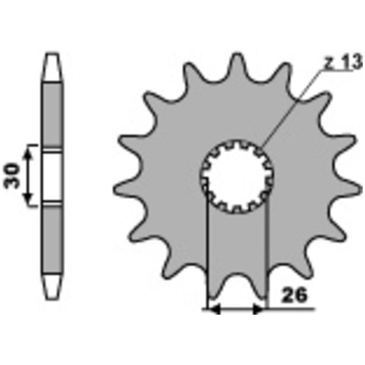 Kædesæt 525SRX2 EK 106 – billede 3