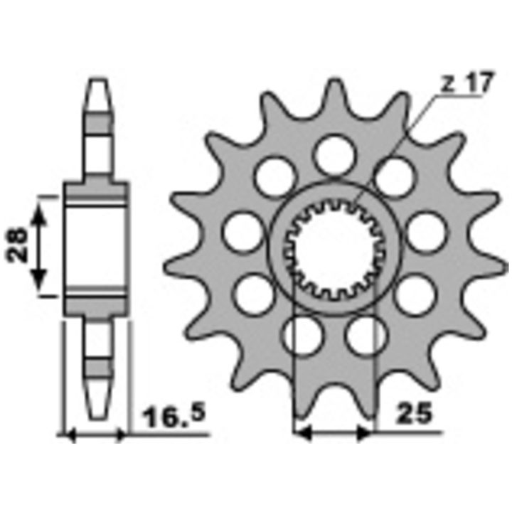 Kædesæt 525SRX2 EK 110 – billede 2