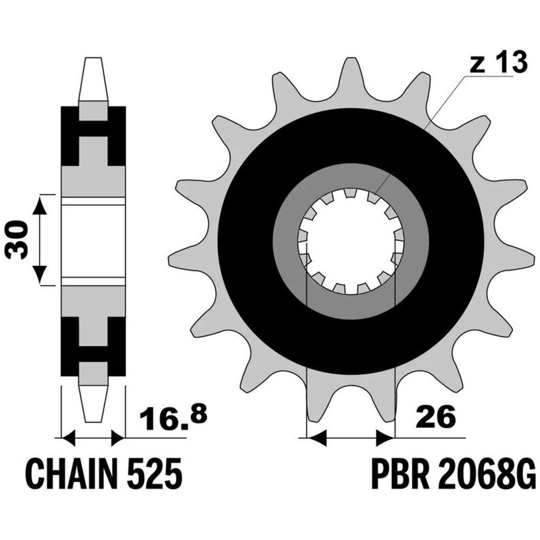 Kædesæt 525SRX2 EK 112 – billede 3