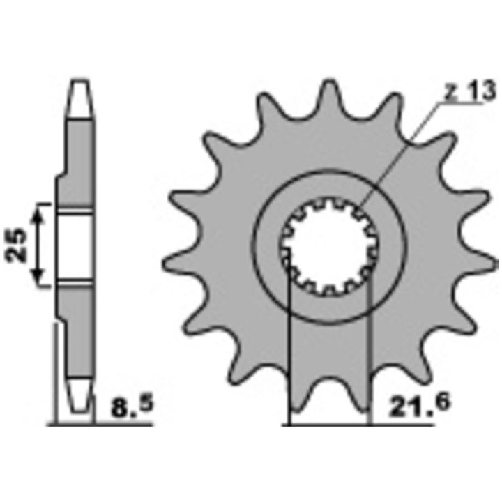 Kædesæt 525SRX2 EK 112 – billede 3