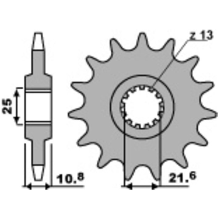 Kædesæt 525SRX2 EK 114 – billede 3