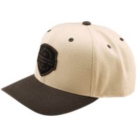 Kasket Curved Snapback Imprint Beige Sort TROY LEE DESIGNS