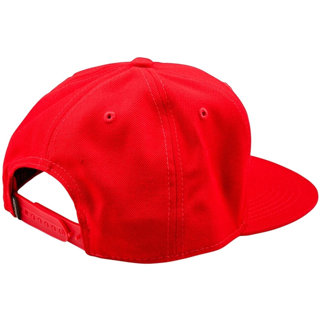 Kasket Flat Bill Snapback Badge Rød TROY LEE DESIGNS En størrelse voksen – billede 2