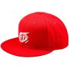 Kasket Flat Bill Snapback Badge Rød TROY LEE DESIGNS En størrelse voksen – miniature 1