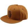 Kasket Flat Bill Snapback Peace Brun TROY LEE DESIGNS En storlek vuxen – miniature 1