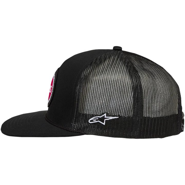 Kasket Hotlink Snapback Sort Alpinestars En storlek – billede 2