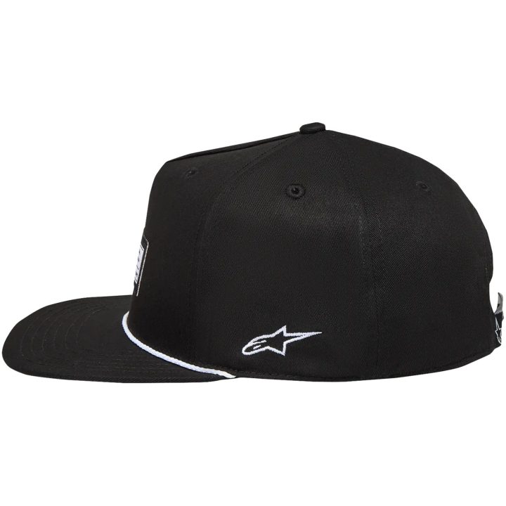 Kasket Label Snapback Sort Alpinestars En storlek – billede 4
