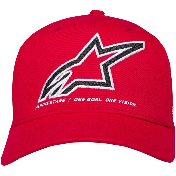 Kasket Lineout Rød Alpinestars S/M – billede 4