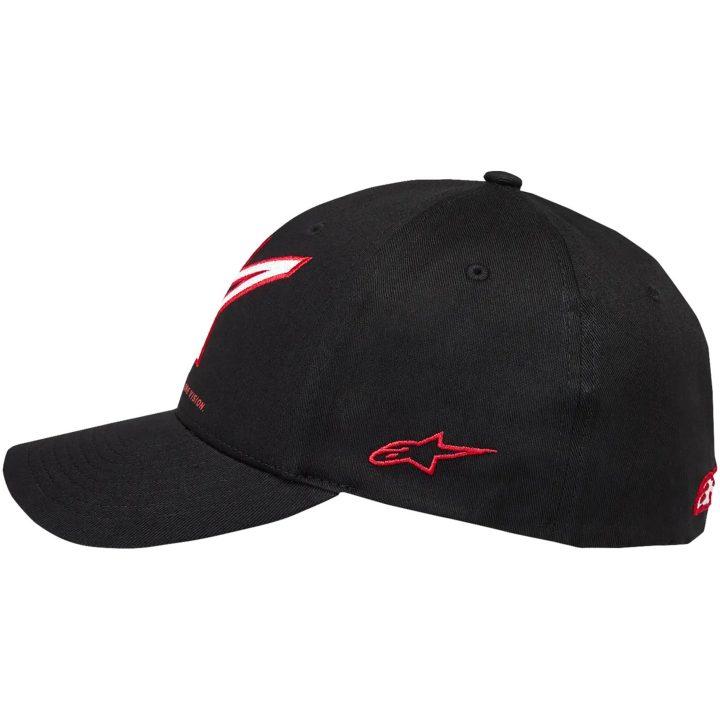 Kasket Lineout Sort Alpinestars S/M – billede 5