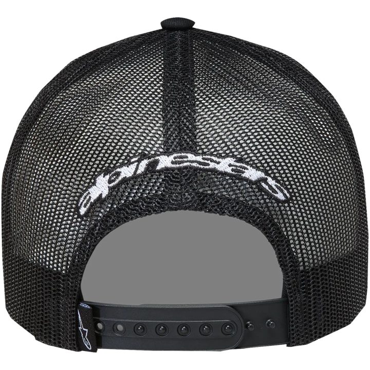 Kasket Meteorite Trucker Sort Alpinestars En storlek – billede 2