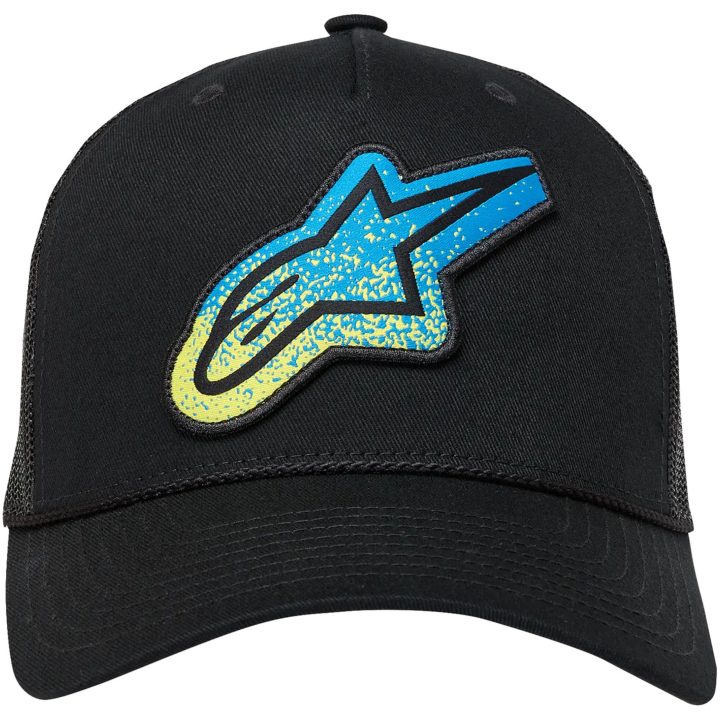 Kasket Meteorite Trucker Sort Alpinestars En storlek – billede 4