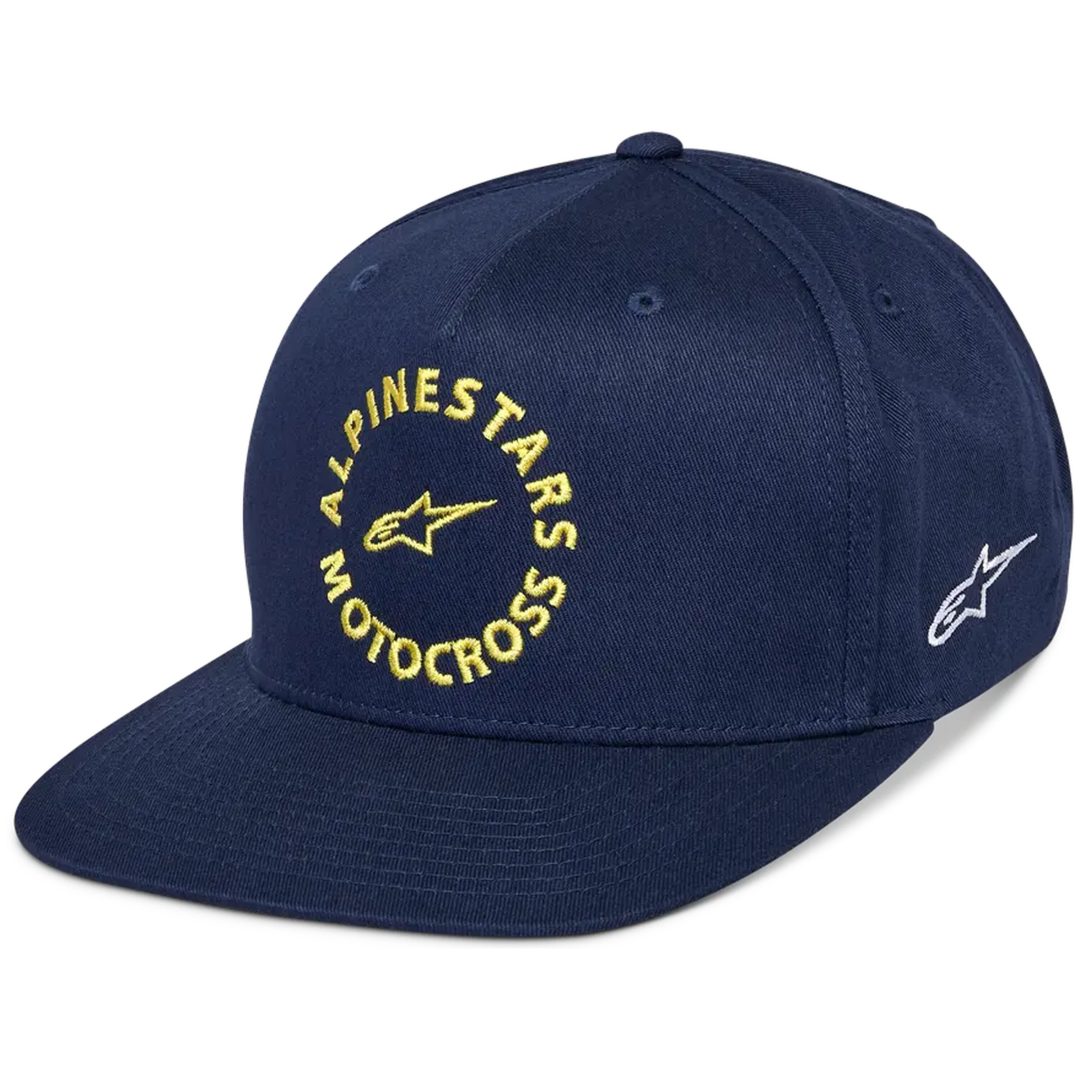 Kasket MX Snapback Marineblå ALPINESTARS En størrelse