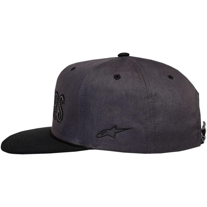 Kasket Stadium Snapback Sort Alpinestars En storlek – billede 4