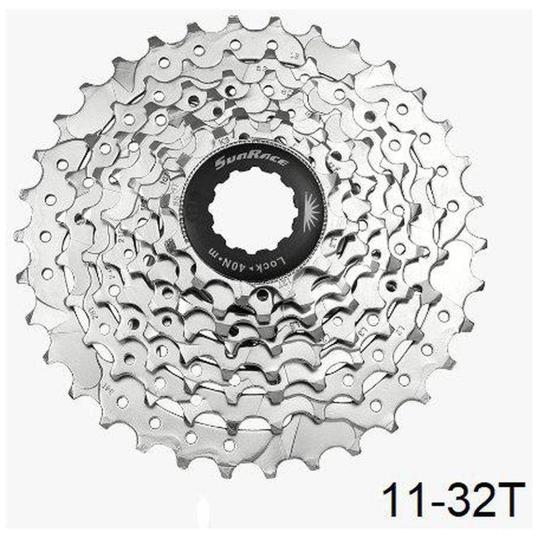 Kassetteskive 8-delt Sandblast Satin SUNRACE
