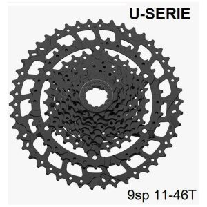 Kassetteskive 9-speed Sort SUNRACE